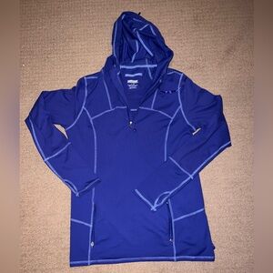 Blue workout Hoodie